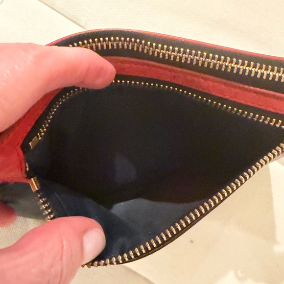 Coach Legacy Color Block Double Zip Wristlet Wallet 7.5x4.5 - Picture 4 of 11